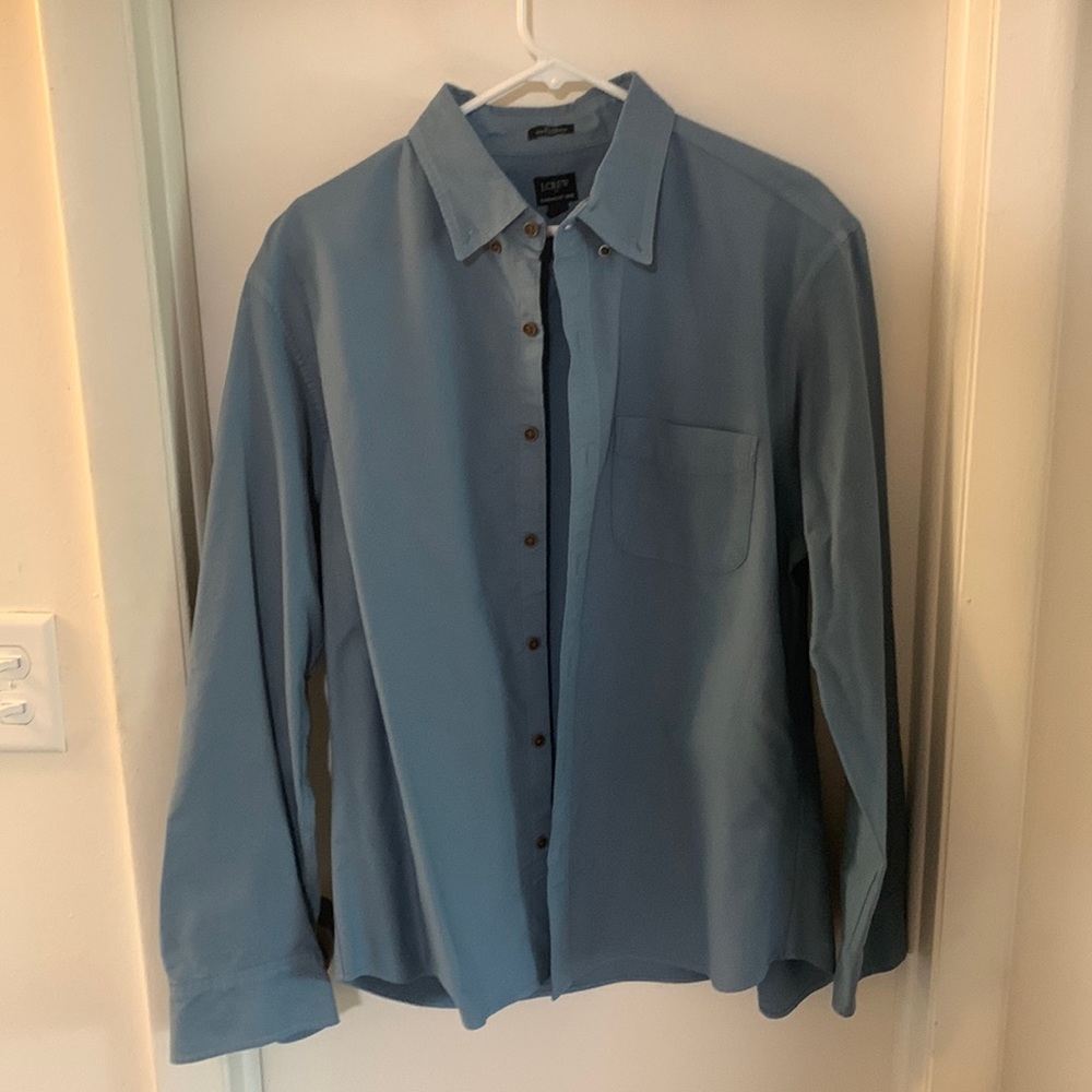 J Crew - Blue Slim Button Down